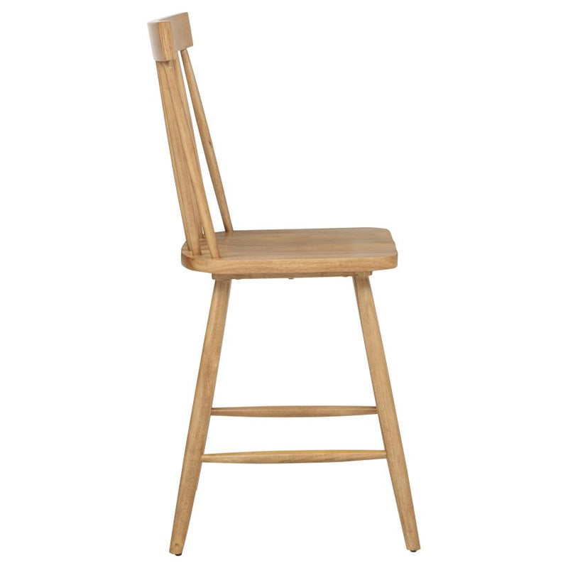 Andrews Windsor Counter Height Dining Side Chair Light Ash (Set of 2)-zoom-