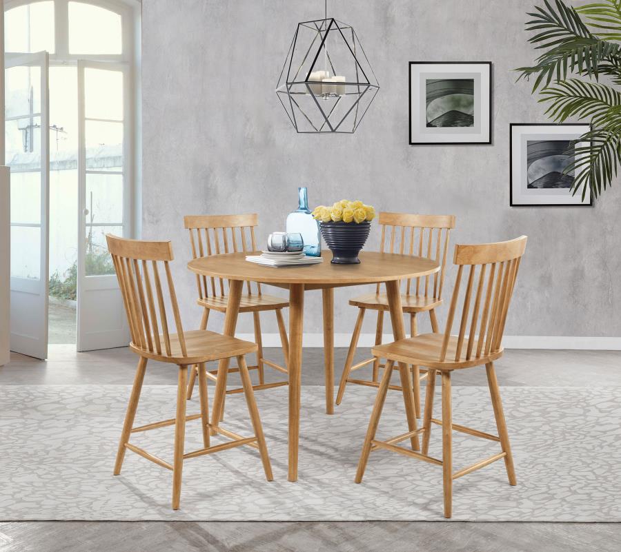 Andrews Windsor Counter Height Dining Side Chair Light Ash (Set of 2)-13