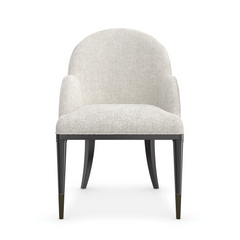 Caracole Nuage Dining Chair – front view – Lusso Furniture Miami