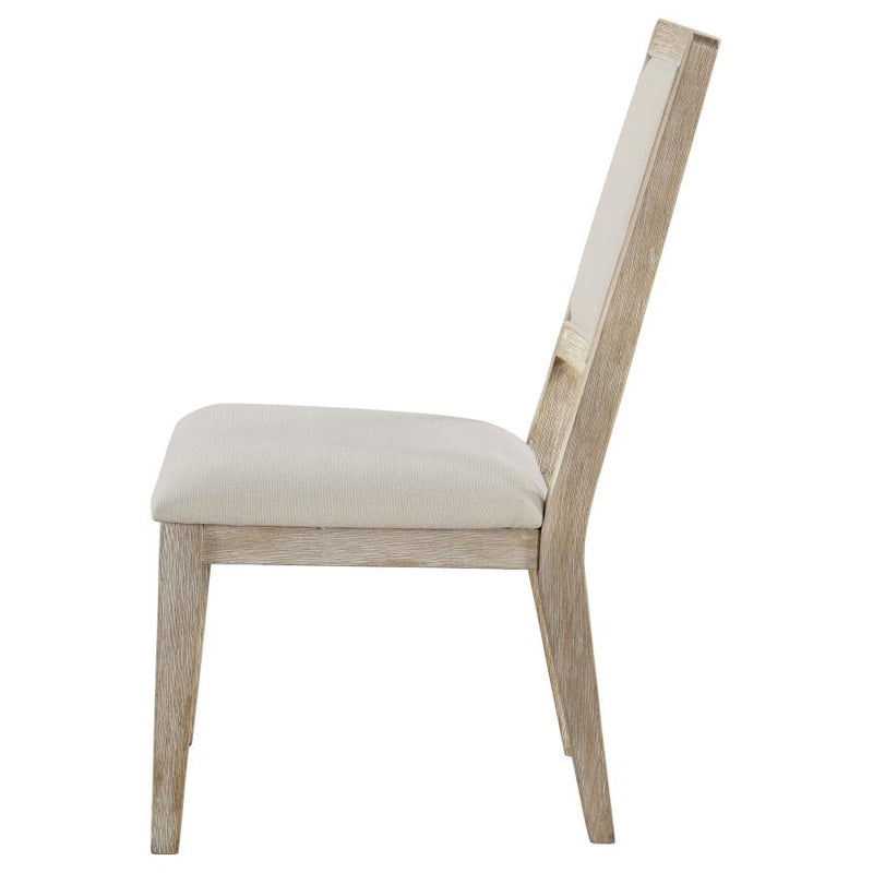 Trofello Cushioned Dining Side Chair White Washed (Set of 2)-zoom-