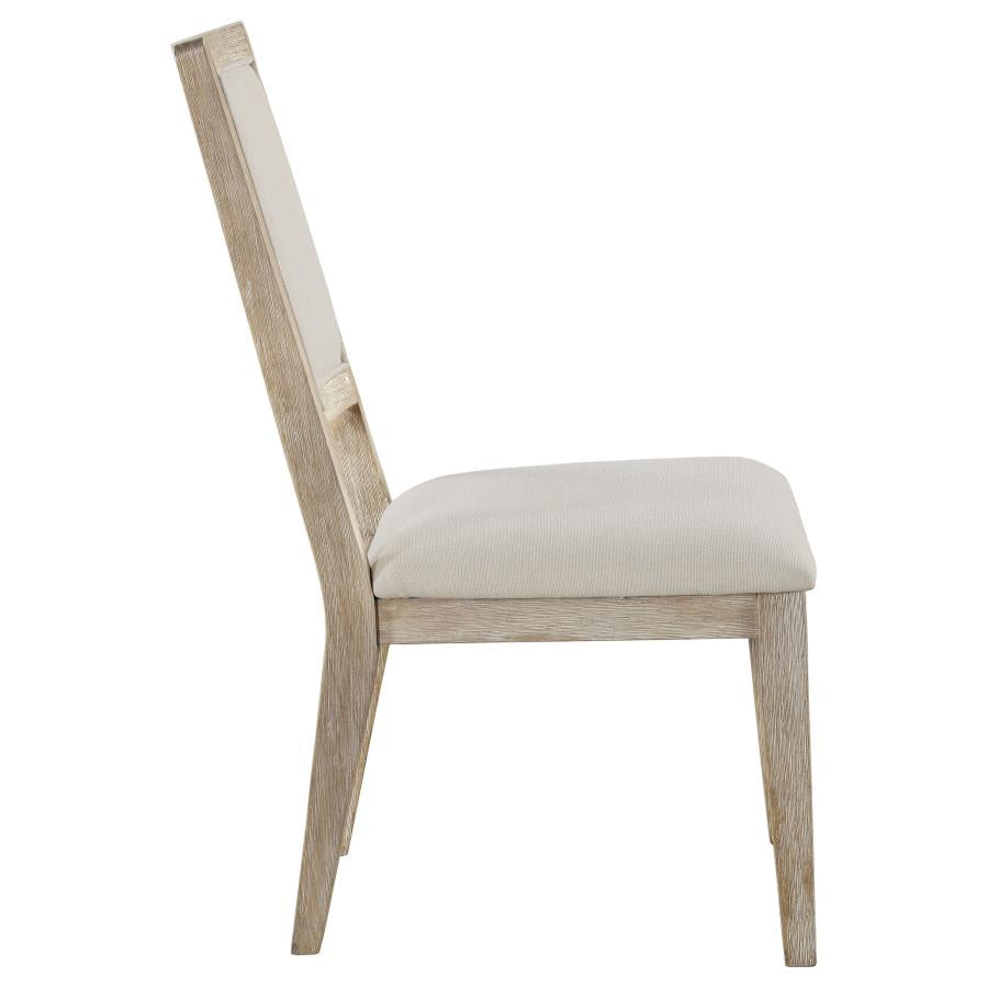 Trofello Cushioned Dining Side Chair White Washed (Set of 2)-9