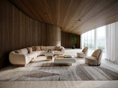 Caracole Seta Sectional Components – angle view – Lusso Furniture Miami