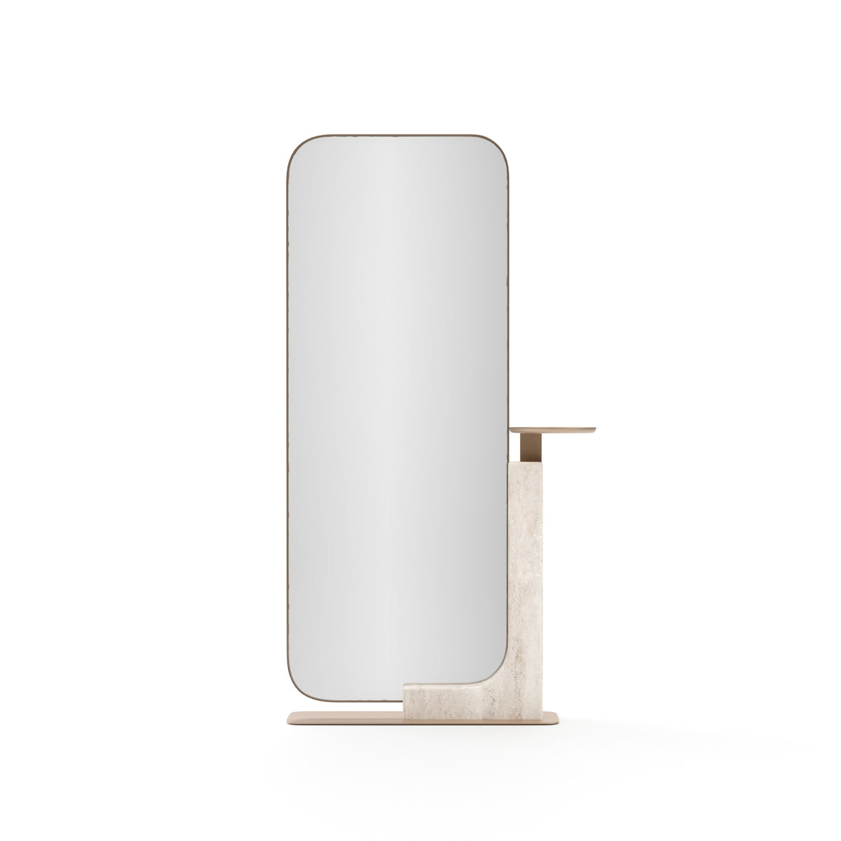 Caracole Overlap Floor Mirror – detail – Lusso Furniture Miami