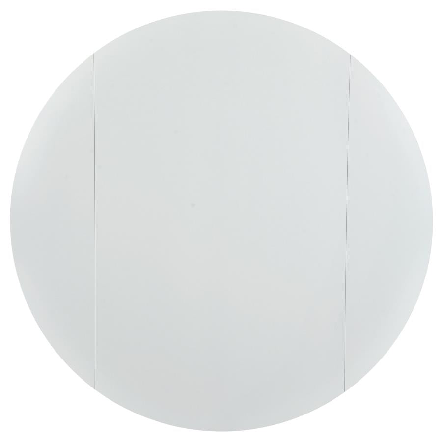 Bucknell 3-piece Round Drop Leaf Dining Table Set White-zoom-7