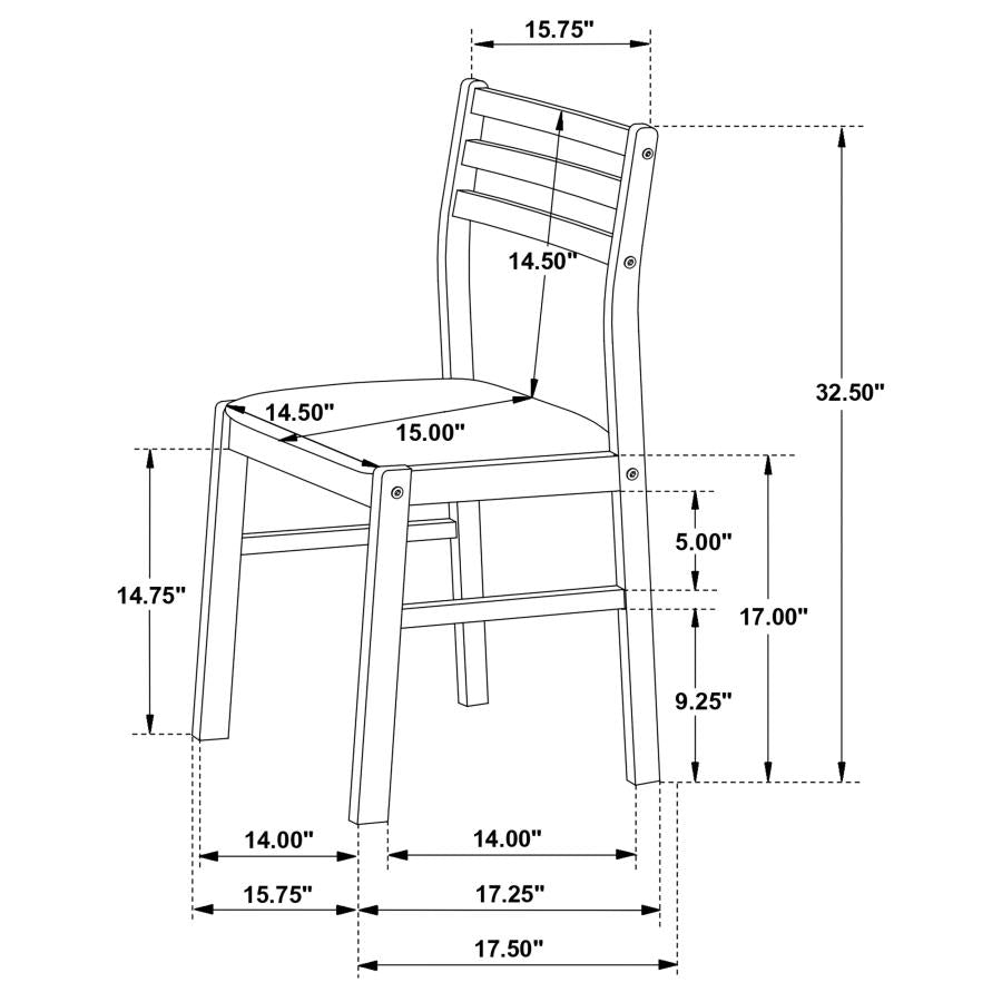 Bucknell 3-piece Round Drop Leaf Dining Table Set White-zoom-17
