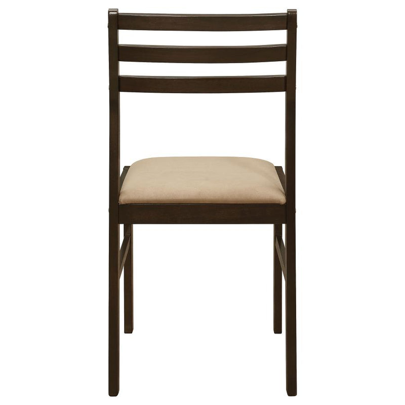 Bucknell 3-piece Round Drop Leaf Dining Table Set Cappuccino-zoom-
