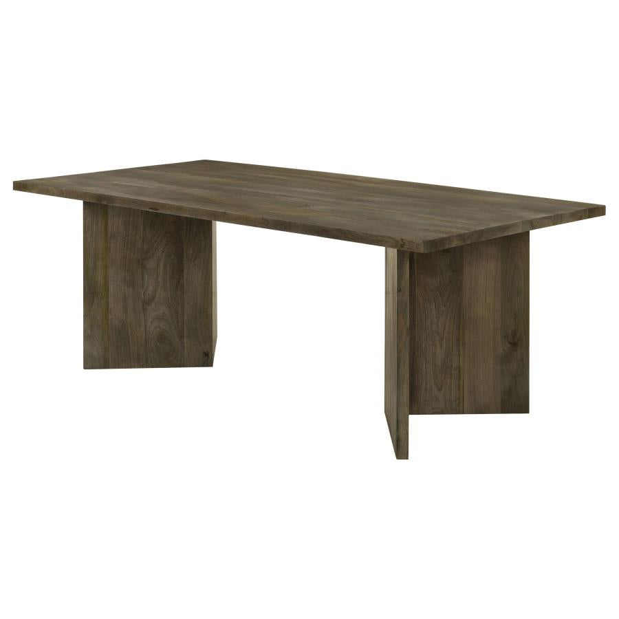Tyler 80-inch Solid Wood Dining Table Mango Brown-4