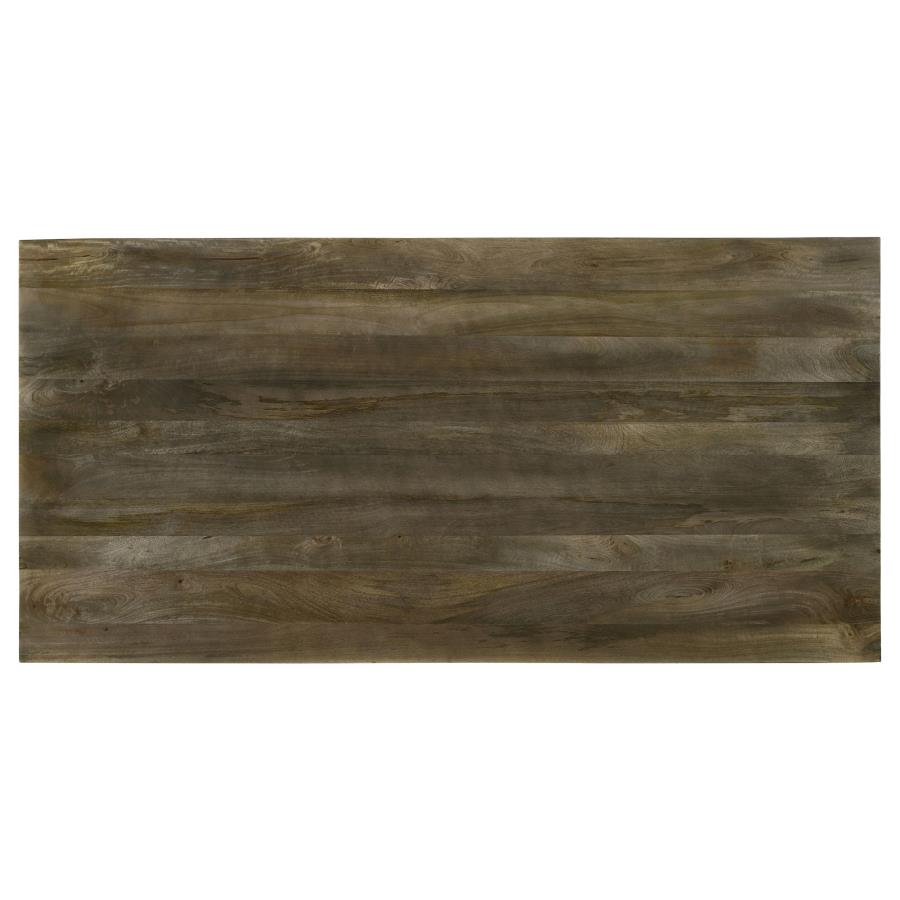 Tyler 80-inch Solid Wood Dining Table Mango Brown-zoom-6