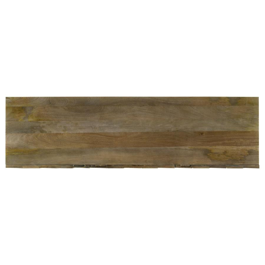 Tyler 3-door Solid Wood Sideboard Buffet Cabinet Mango Brown-12