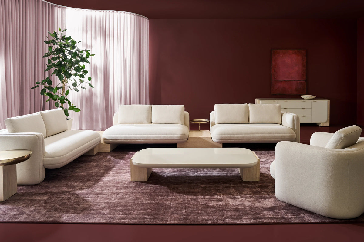 Caracole Overlap Sideboard – angle view – Lusso Furniture Miami