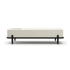 Caracole Madera Leg Cocktail Table – front view – Lusso Furniture Miami