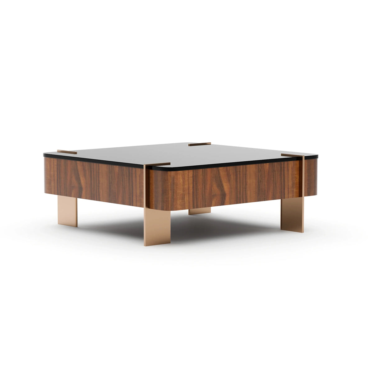 Caracole Altura Square Cocktail Table – angle view – Lusso Furniture Miami