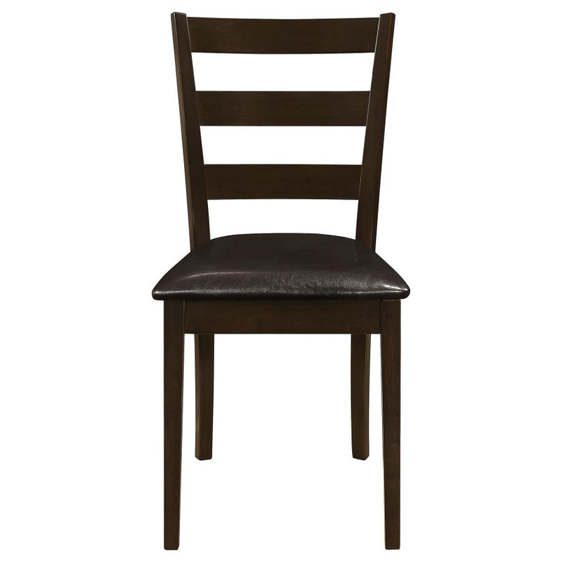 Guillen 5-piece Rectangular Dining Table Set Cappuccino-zoom-