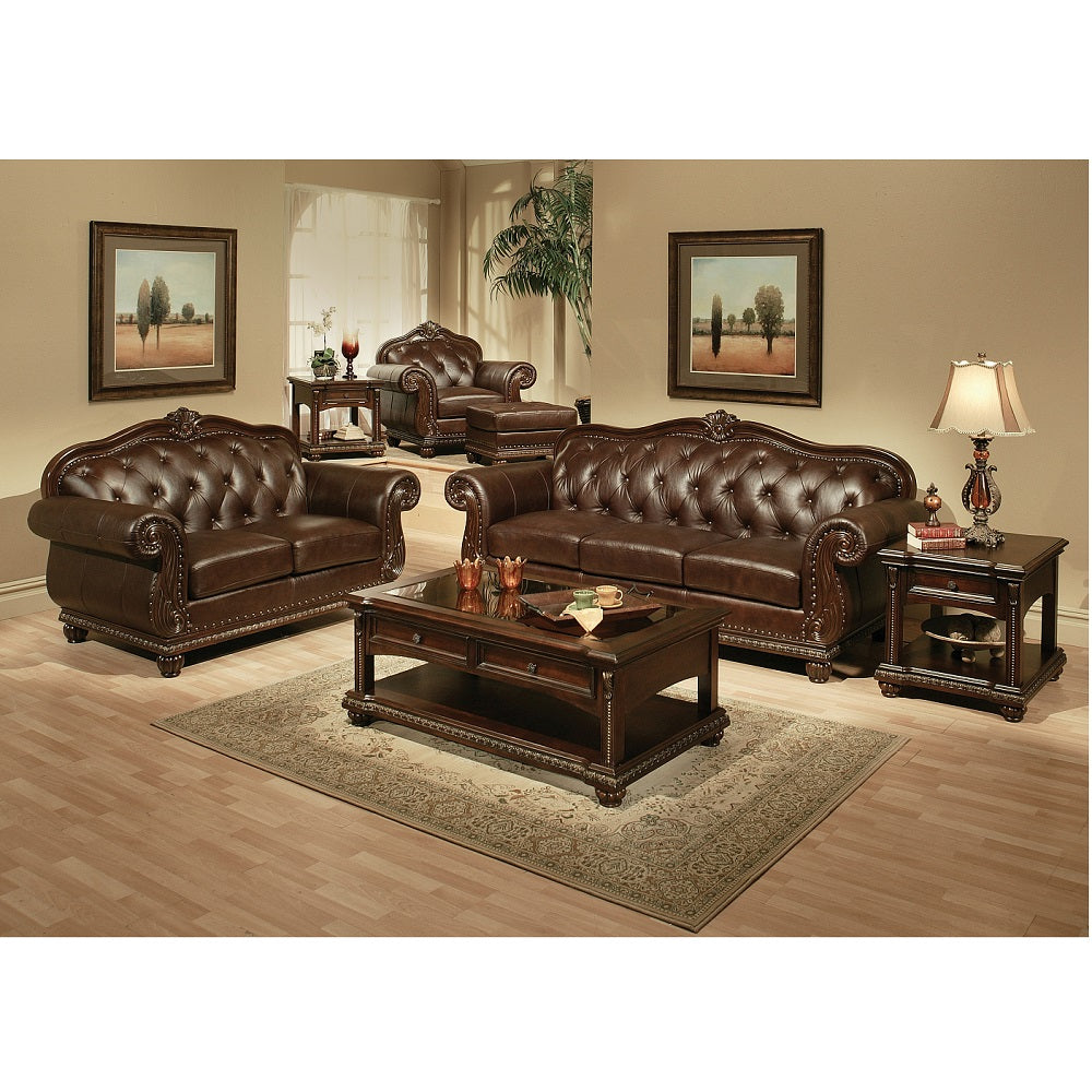 ACME Anondale Loveseat – side view – Lusso Furniture Miami