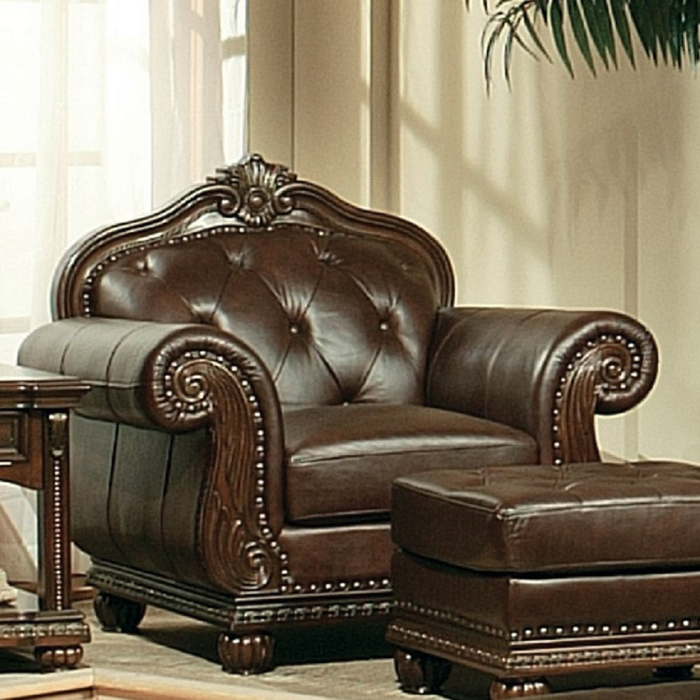 ACME Anondale Accent Chair – front view – Lusso Furniture Miami