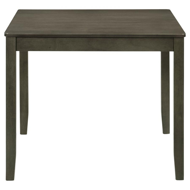 Parkwood 5-piece Square Dining Table Set Charcoal-zoom-