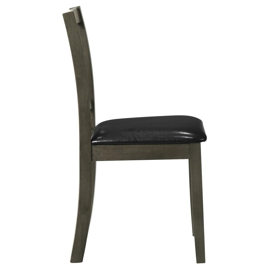 Parkwood 5-piece Square Dining Table Set Charcoal-zoom-10