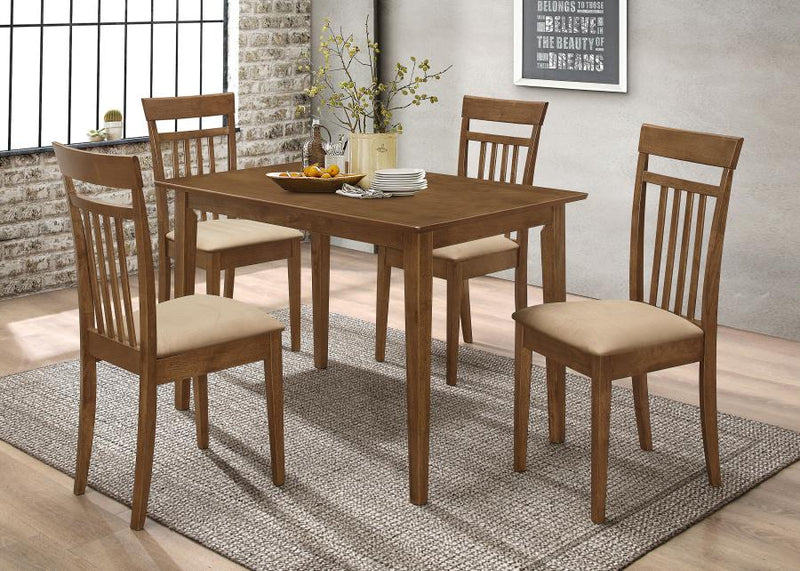 Robles 5-piece Rectangular Dining Table Set Chestnut-zoom-