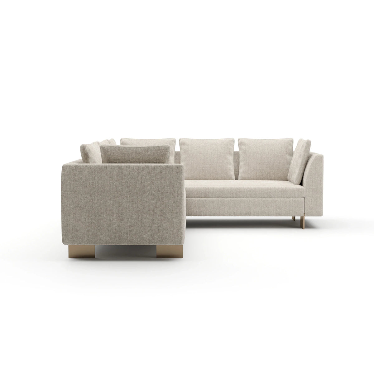 Caracole Altura Sectional – front view – Lusso Furniture Miami