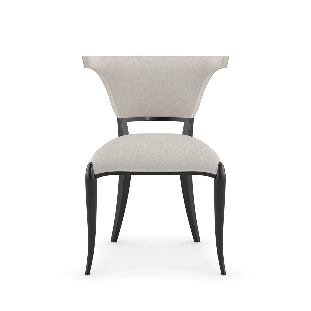 Caracole Be My Guest Dining Chair – front view – Lusso Furniture Miami
