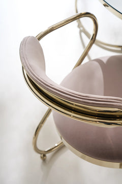 Caracole Retrospect Dining Chair – alternate view – Lusso Furniture Miami