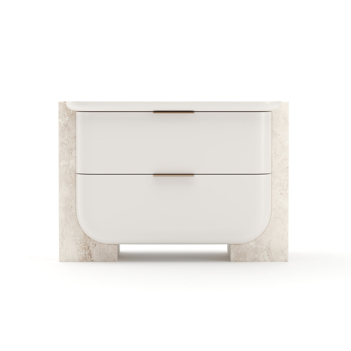 Caracole Overlap Nightstand – alternate view – Lusso Furniture Miami