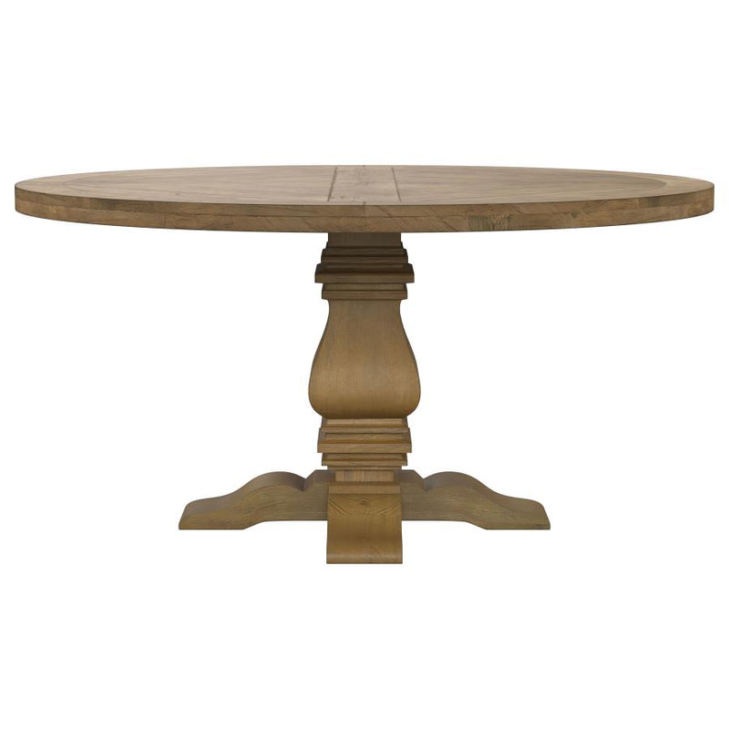 Florence 5-piece Round Dining Table Set Rustic Honey-zoom-