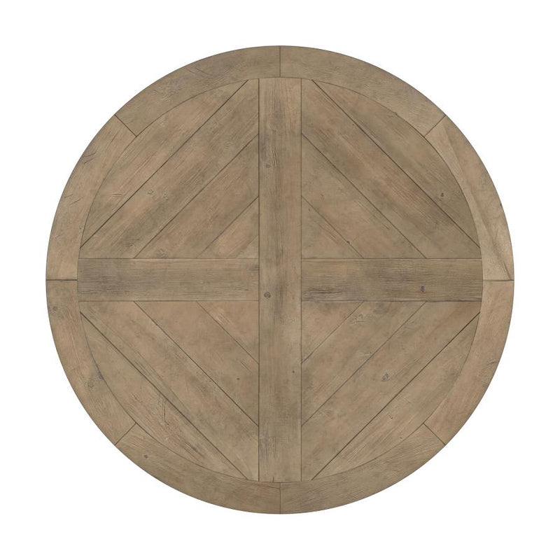 Florence 5-piece Round Dining Table Set Rustic Honey-zoom-