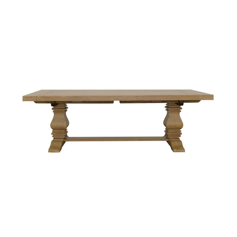 Florence 126-inch Extension Dining Table Rustic Honey-zoom-