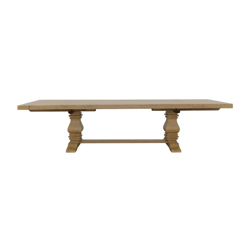 Florence 126-inch Extension Dining Table Rustic Honey-zoom-