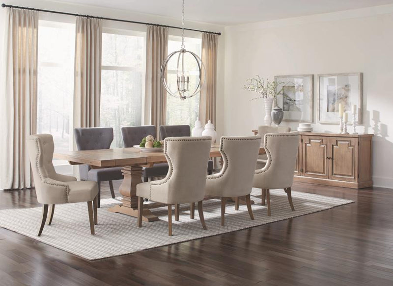 Florence 126-inch Extension Dining Table Rustic Honey-zoom-