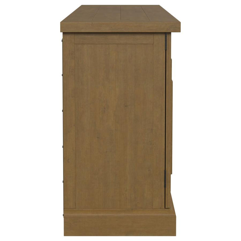 Florence 4-door Dining Sideboard Buffet Cabinet Rustic Honey-zoom-