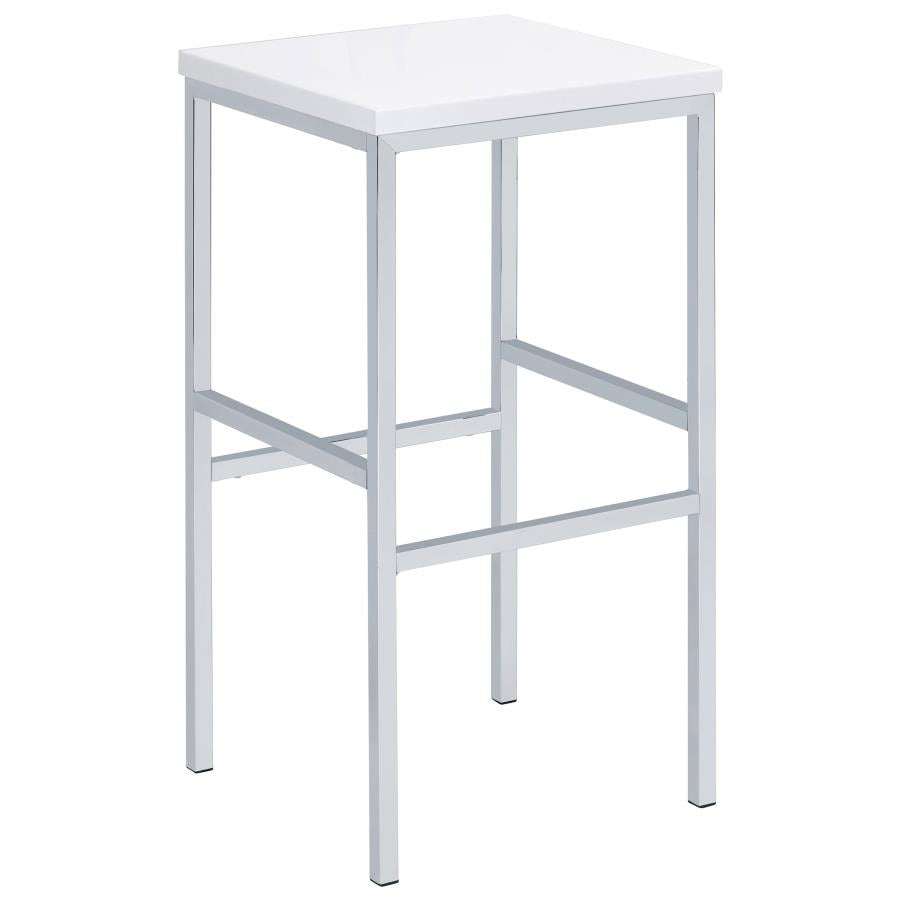 Natividad 5-piece Pub Height Bar Table Set White High Gloss-zoom-5