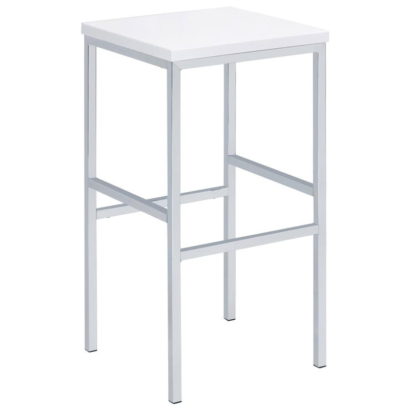 Natividad 5-piece Pub Height Bar Table Set White High Gloss-zoom-