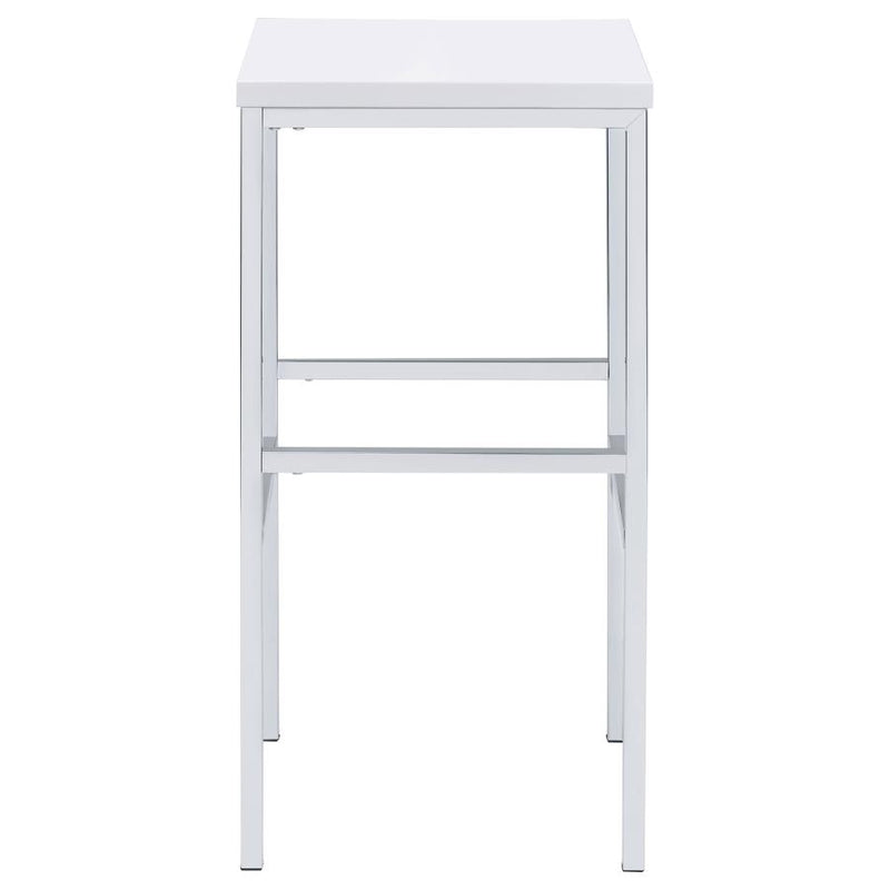 Natividad 5-piece Pub Height Bar Table Set White High Gloss-zoom-