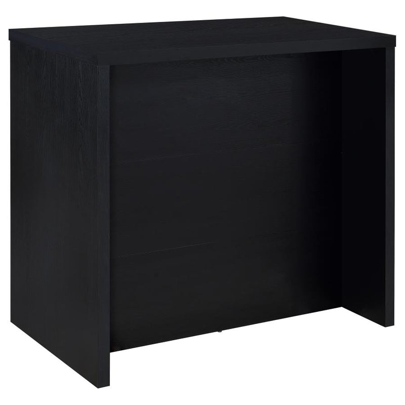 Topanga Engineered Wood Freestanding Home Bar Black-zoom-