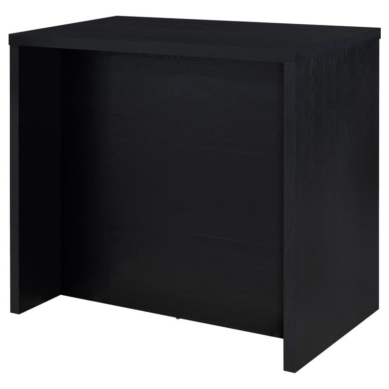 Topanga Engineered Wood Freestanding Home Bar Black-zoom-