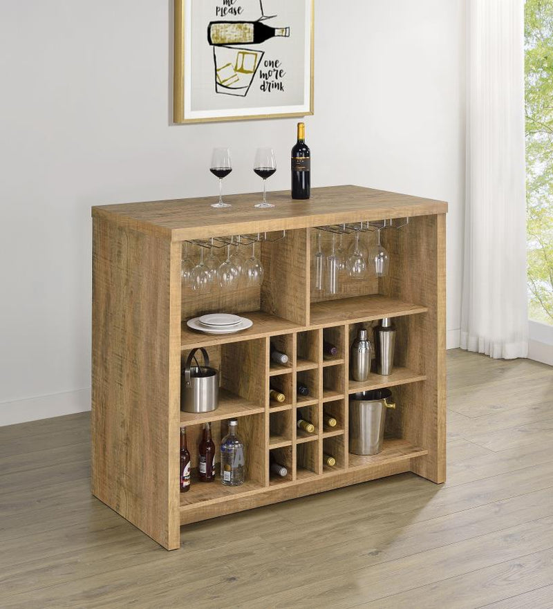Topanga Engineered Wood Freestanding Home Bar Mango-zoom-