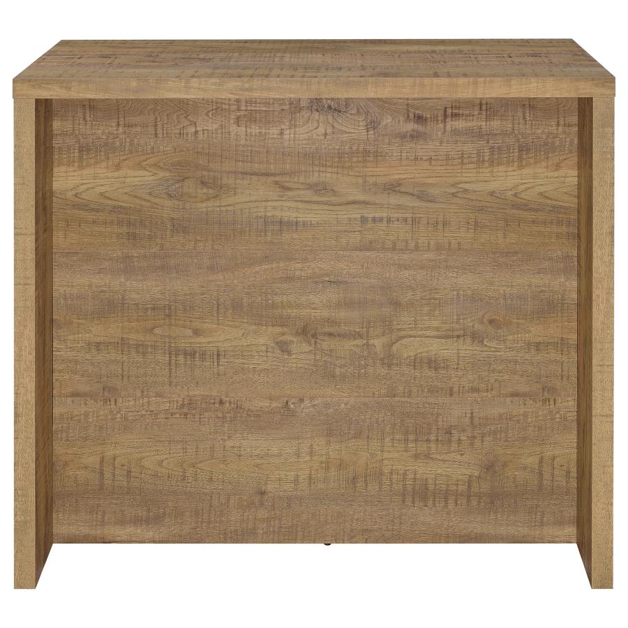 Topanga Engineered Wood Freestanding Home Bar Mango-5