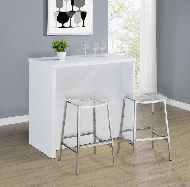 Topanga Engineered Wood Freestanding Home Bar White-zoom-