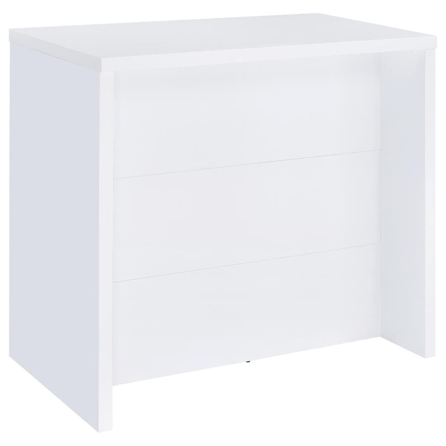 Topanga Engineered Wood Freestanding Home Bar White-zoom-4