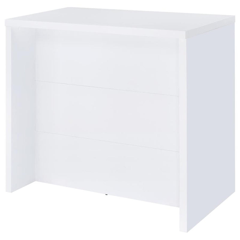Topanga Engineered Wood Freestanding Home Bar White-zoom-