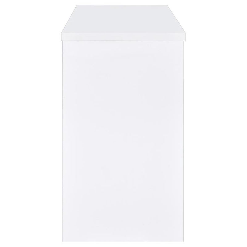 Topanga Engineered Wood Freestanding Home Bar White-zoom-
