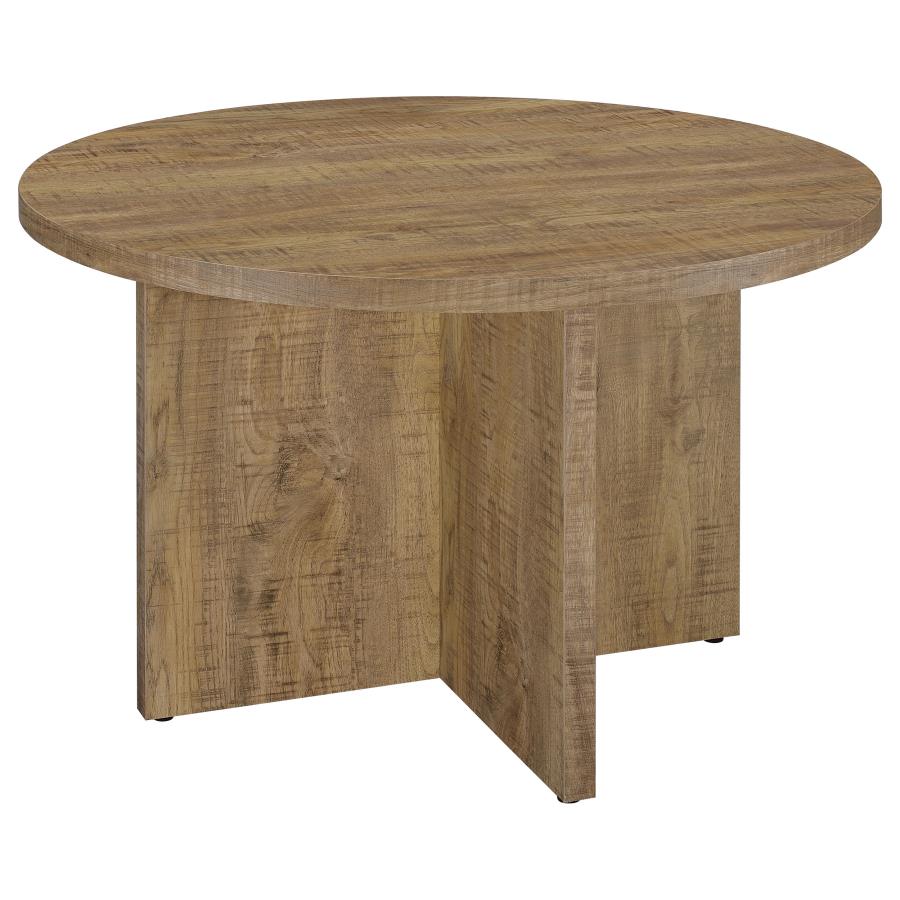 Jamestown Round 47-inch Composite Wood Dining Table Mango-zoom-1