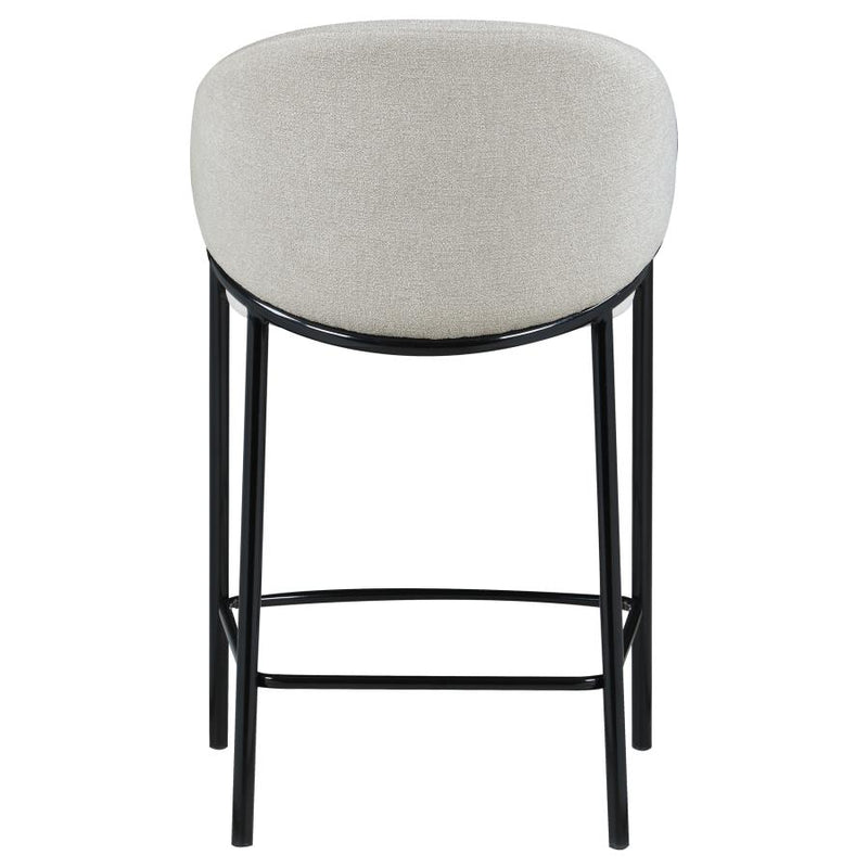 Chadwick Fabric Upholstered Counter Chair Beige (Set of 2)-zoom-