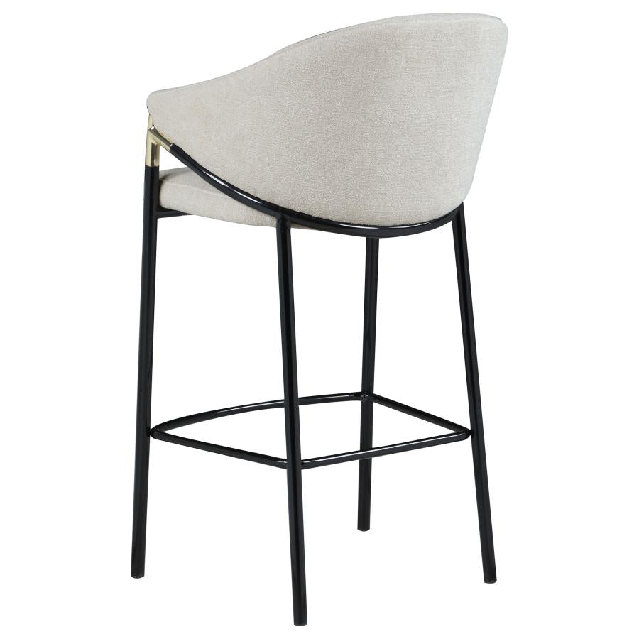 Chadwick Fabric Upholstered Bar Chair Beige (Set of 2)-zoom-7