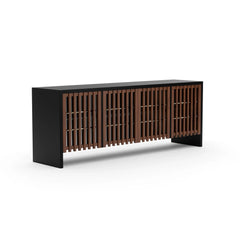 Caracole Pinstripe Sideboard – angle view – Lusso Furniture Miami