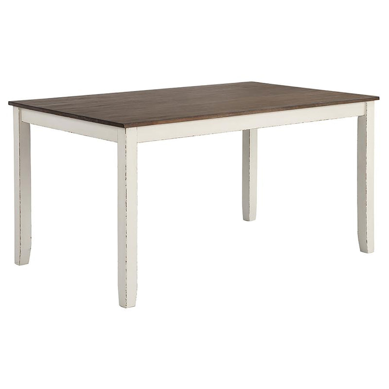 Fortress 7-piece Rectangular Dining Set Vintage Vanilla-zoom-