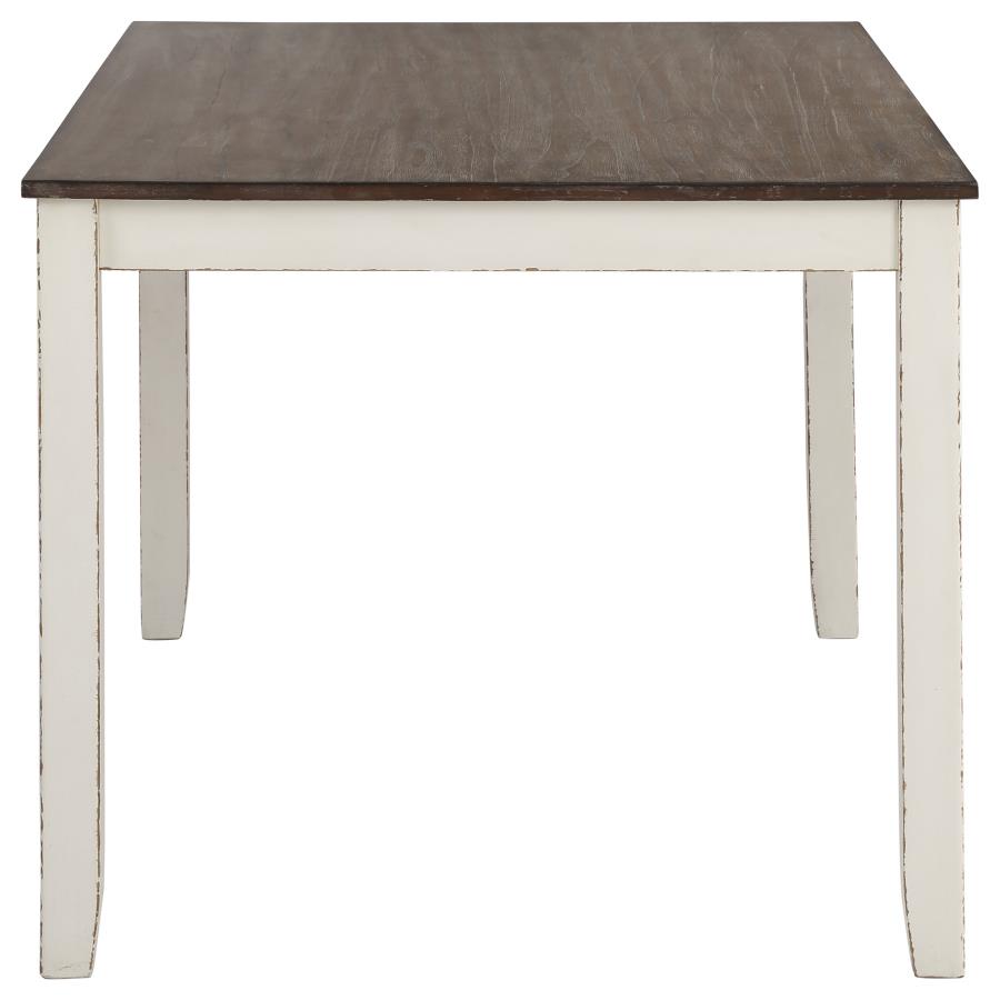 Fortress 7-piece Rectangular Dining Set Vintage Vanilla-5