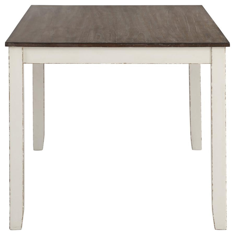 Fortress 7-piece Rectangular Dining Set Vintage Vanilla-zoom-
